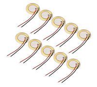 sourcing map 10Pcs Discos Piezo 27mm Pastilla acústica de Transductor Micrófono Activador CBG Guitarra