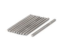sourcing map 10pcs M5 x 70mm Barra Roscada Espárrago Perno Varilla | Sujetadores, 304 Completa de Acero Inoxidable