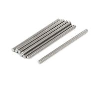 sourcing map 10pcs M6 x 110mm Barra Roscada Espárrago Perno Varilla eslabón | Completa de Acero Inoxidable, 304
