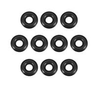 sourcing map 10pcs Nitrilo Caucho Tóricas Juntas 14mm OD 6mm ID 4mm Ancho, Métrico Sellado Empaquetadura O Ring Redondo Arandelas de Goma Surtidas para Grifos Cocina y Fontanería
