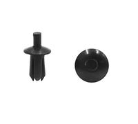 sourcing map 10Pcs Remaches De Plástico Para BMW E46 1998-2005 Negro 5mm