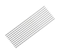 sourcing map 10uds 1.3mm Mini Micro Helicoidales broc*s, Alta-Velocidad Acero Recto Vástago Extra Largo Taladro broc* 100mm para Aluminio Aleación