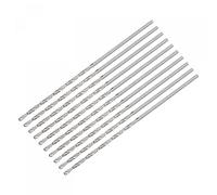 sourcing map 10uds 1.5mm Mini Micro Helicoidales broc*s, Alta-Velocidad Acero Recto Vástago Extra Largo Taladro broc* 70mm para Aluminio Aleación