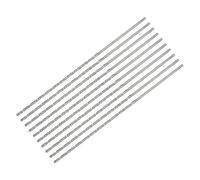 sourcing map 10uds 1.6mm Mini Micro Helicoidales broc*s, Alta-Velocidad Acero Recto Vástago Extra Largo Taladro broc* 100mm para Aluminio Aleación