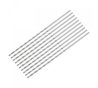 sourcing map 10uds 1mm Mini Micro Helicoidales broc*s, Alta-Velocidad Acero Recto Vástago Extra Largo Taladro broc* 60mm para Aluminio Aleación