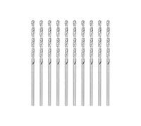 sourcing map 10uds 2.05mm HSS (Alta Velocidad Acero) W6542 Micro Taladros, Completamente Molido Corredor 59mm Largo Taladro Taladro para Dulce Acero Cobre Aluminio