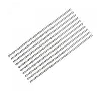 sourcing map 10uds 2.5mm Mini Micro Helicoidales broc*s, Alta-Velocidad Acero Recto Vástago Extra Largo Taladro broc* 120mm para Aluminio Aleación