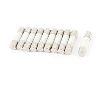 sourcing map 10uds 250V 30A F30A Acción Rápida Cerámica Fusibles Tubos 5mm x 20mm