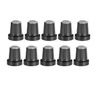 sourcing map 10uds 6mm Eje Agujero Perilla Para Amplificador Efecto Pedal Altavoz Perillas Potenciómetro Gris