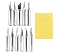 sourcing map 11 puntas de soldadura de 900 m con almohadilla de esponja de limpieza, accesorios de soldadura para estación de soldadura eléctrica (I+B+K+is+1C+2C+3C+0.8D+1.2D+1.6D+2.4D)