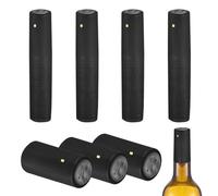 sourcing map 110 cápsulas termorretráctiles de PVC, 1.2 x 2.4 pulgadas, cápsulas retráctiles para botellas de vino, tapas de corcho con pestaña de desgarro para hacer vino, bodegas, cocina, color