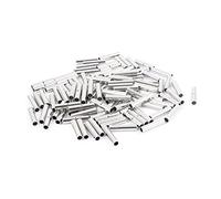 sourcing map 110pcs 15mm x 3,5mm Conector Terminal de Empalme no Aislada