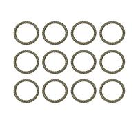 sourcing map 12 anillas tóricas de resorte de 38 mm, gancho redondo de metal, llavero con clip para bolsos, bolsos, bolsos, llavero, hebilla, bronce