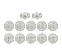 sourcing map 12 botones de metal vintage, vástago redondo de 17 mm, accesorios de costura para ropa, abrigos, uniformes, cárdigans, blazers, manualidades, color plateado