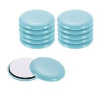 sourcing map 12 deslizadores de muebles, 2 pulgadas, redondos, autoadhesivos, almohadillas para muebles, protectores de suelo para azulejos de vinilo y suelos de madera dura, azul cielo