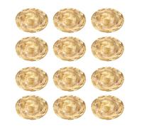 sourcing map 12 mini sombreros de paja de 1.6 pulgadas, sombreros de paja en miniatura para casa de muñecas, mini vaquero, lindo gorro tejido para manualidades, decoración de disfraces, accesorios de