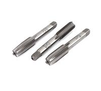 sourcing map 12 mm M 12 x 1,75 mm recta HSS enchufe Rosca métrica de grifos 3 piezas