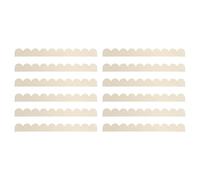 sourcing map 12 molduras decorativas de madera, molduras de madera festoneada sin terminar para manualidades, armario de pared del hogar, estante y puerta de ventana (15.75 x 1.57 pulgadas)