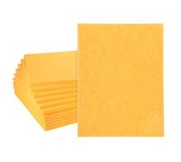 sourcing map 12 paneles acústicos adhesivos rectangulares de alta densidad a prueba de sonido, de fieltro, autoadhesivos, antideslizantes, antivibración, antideslizantes, ruido, 16 x 12 x 0.35