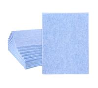 sourcing map 12 paneles acústicos adhesivos rectangulares de alta densidad a prueba de sonido, de fieltro, autoadhesivos, antideslizantes, antivibración, antideslizantes, ruido, 16 x 12 x 0.35