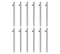 sourcing map 12 pasadores de resorte de liberación rápida de 23 mm de diámetro, de acero inoxidable, pasadores de repuesto para correas de reloj