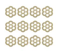 sourcing map 12 piezas de placa trasera para pomo de gabinete, 1.26 pulgadas, con forma de flor de ciruela, arandelas de latón para decoración clásica de muebles, para armarios, cajones, puertas de