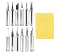 sourcing map 12 puntas de soldadura de 900 m con almohadilla de esponja de limpieza, accesorios de soldadura para estación de soldadura eléctrica (I+B+K+1C+2C+3C+4C+0.8D+1.2D+2.4D+3.2D)