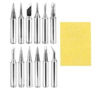 sourcing map 12 puntas de soldadura de 900 m con almohadilla de esponja de limpieza, accesorios de soldadura para estación de soldadura eléctrica (I+B+K+is+0.8D+1.2D+1.6D+2.4D+1C+2C+3C+4C)