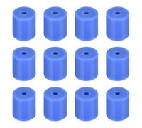 sourcing map 12 soportes de cama de silicona para impresora 3D, columna de nivelación de silicona, amortiguador de silicona de 18 mm para impresora 3D, color azul