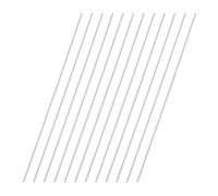 sourcing map 12 varillas redondas de acero de 1,3 mm de diámetro, HSS barra de torno herramienta de 150 mm de largo para taladros de eje, tornos, máquina de torneado, eje cilíndrico en miniatura