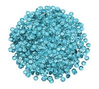 sourcing map 1200 lentejuelas sueltas, lentejuelas iridiscentes redondas sueltas de 6 mm, arcoíris a granel con agujeros, 0.7 oz (20 g) para costura, bordado, ropa, manualidades, decoraciones, color