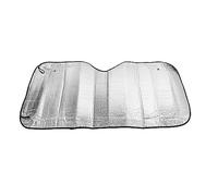 sourcing map 120cm X 60cm Parasol Negro Aluminio Lámina Exterior para Parabrisas