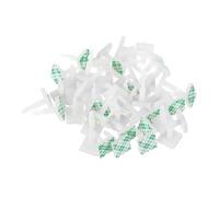 sourcing map 125 espaciadores adhesivos para PCB, separadores aislados de nailon adhesivo para soporte de placa PCB, altura de soporte de 0.47 pulgadas, se adapta a agujeros de PCB de 3 mm a 3.2 mm