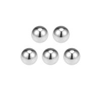 sourcing map 12mm-19mm Rodamientos Bolas de Precisión 304 Acero Inoxidable G200 Precisión Bolas 14 mm (5 piezas)