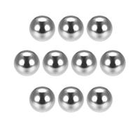 sourcing map 12mm Precisión Cromo Acero Rodamiento Bolas G25 10 Piezas