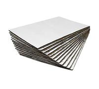 sourcing map 12Pcs 1.78m² Placa Aislante Térmico Estera De Aíslamiento Acústico Insonorización Coche 19.67x11.81Pulgadas