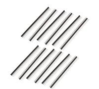 sourcing map 12uds 2,54mm Paso Individual Hila Macho 90 Grados Recto Ángulo Clavijas Cabezales