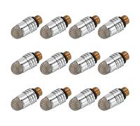 sourcing map 12uds Óptica Punta Pluma Híbrido Fibra Puntas Universal Reemplazo Alta Precisión 7mm para 2 en 1 Óptica Punta Lápiz Capacitiva Táctil Pantalla Dispositivos 17 mm