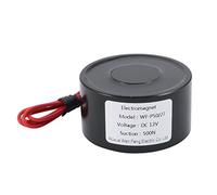 sourcing map 12V DC 500N Imán de elevación eléctrico Electroimán Electroválvula Elevación Sostener