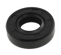 sourcing map 12x25x7mm (ID*OD*T) Sello de Aceite TC de Doble Labio Junta de Eje Rotativo de Caucho Nitrilo Métrico Cubierta para Máquinas Hidráulicas Neumáticas Industria