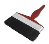 sourcing map 15,24 cm mango de madera color extra anchos para hombre negro pintura para cepillo de cerdas plana