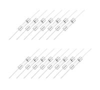 sourcing map 15 fusibles de tubo de vidrio, 5 x 20 mm, 15 A, 250 V, cartucho de acción rápida, fusible de soplado axial con cable de plomo para reemplazar o reparar electrónica del hogar (F15A)