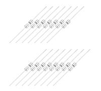 sourcing map 15 fusibles de tubo de vidrio, axial, con cable de plomo de 3,6 x 10 mm, 10 A, 250 V, para reemplazar o reparar muchos dispositivos electrónicos del hogar (T 10 A)