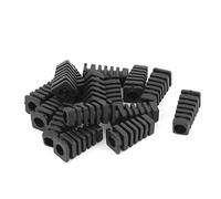 sourcing map 15 Piezas Caucho Tensión Lazada Protector Para Maletero Cable De Alambre Manga Manguera 27mm x 7mm