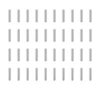 sourcing map 150 pasadores de clavija de 1 mm x 6 mm, acero inoxidable 304 cilíndrico de cabeza redonda para estantes de soporte, pin de localización para estante de gabinete, componente de muebles