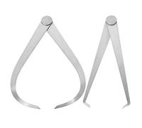 sourcing map 150mm 6 pulg. Calibrador Dentro Fuera Pinza de unión de fricción firme Herramienta de medición 1 par