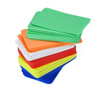 sourcing map 150pcs Etiqueta de Envio Impermeable 5x3cm (L*An) Multicolores