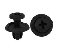 sourcing map 15Pcs 20mm Cierre de Paragolpes Guardabarros Capó Borde Grapas 8mm Agujero