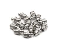 sourcing map 15Pcs Engrasador Recto M10x1 para Automoción Moto Carretilla