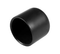 sourcing map 15uds Caucho Extremo Tapas 7/8" (22 mm) ID Vinilo Redondo Extremo Tapa Cubierta Tornillo Rosca Protectores Negro